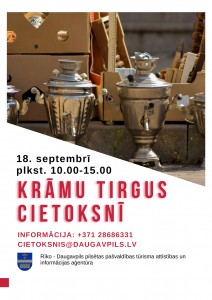 18. septembrī Daugavpils cietoksnī notiks Krāmu tirgus