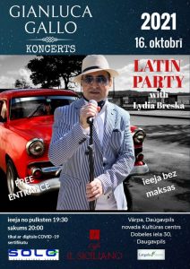 KONCERTS “LATIN PARTY” KOPĀ AR LIDIJU BRESKU