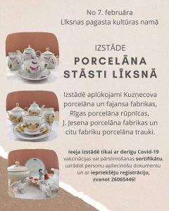Izstāde “Porcelāna stāsti Līksnā”