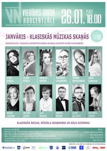 JANVĀRIS – KLASISKĀS MŪZIKAS SKAŅĀS