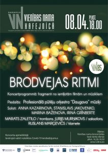 Mūzikas koncerts “Brodvejas ritmi”