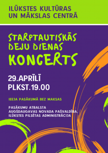 Starptautiskās deju dienas koncerts