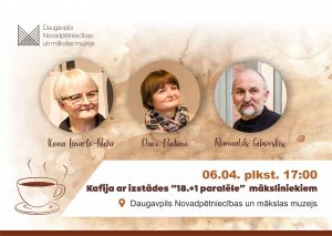 Kafija ar izstādes “18.+1 PARALĒLE” māksliniekiem