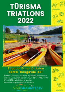 Tūrisma triatlons dabas parkā “Daugavas loki”