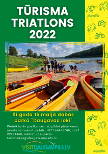 Приглашают подать заявку на участие в ежегодном Туристическом триатлоне в природном парке «Daugavas loki»