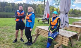 Uzsākot aktīvo tūrisma sezonu, norisinājās Tūrisma triatlons