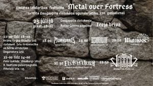 Vasaras labdarības festivāls “Metal over Fortress”