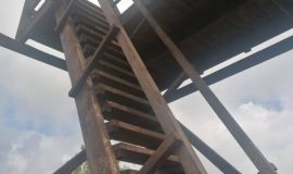 Višķu pagastā atjaunots Ostrovas putnu vērošanas tornis