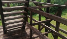 Višķu pagastā atjaunots Ostrovas putnu vērošanas tornis