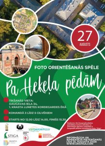 Foto-orientēšanās spēle “Pa Hekeļa pēdām” Daugavpils cietoksnī