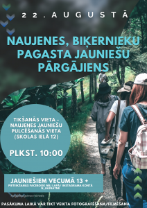 Naujenes un Biķernieku pagasta jauniešu pārgājiens