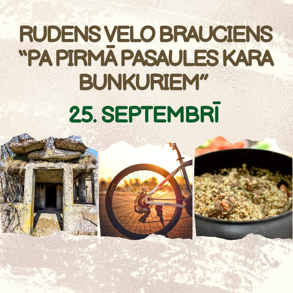 Aicina pieteikt dalību rudens velo braucienā “Pa Pirmā pasaules kara ...