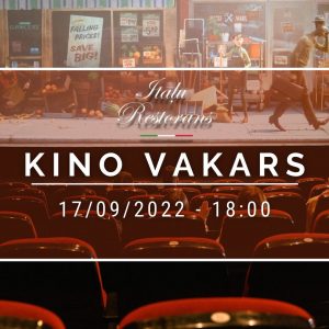 Kino vakars Itāļu restorānā