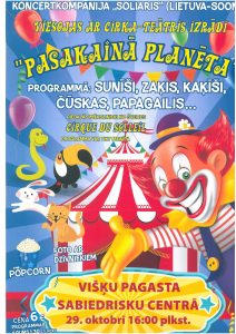Cirks no Lietuvas ar programmu “Pasakainā planēta”