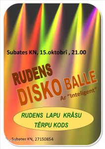 Rudens disko balle Subates kultūras namā