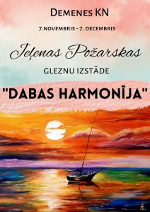 Jeļenas Požarskas gleznu izstāde “Dabas harmonīja”