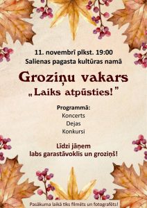 Groziņu vakars “Laiks atpūsties!”