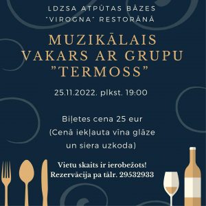 MUZIKĀLAIS VAKARS AR GRUPU “TERMOSS”