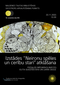 Atklās izstādi “Neironu spēles un cerību stari”