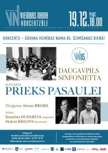 Orķestris “Daugavpils Sinfonietta” aicina uz kocertu “Prieks pasaulei”
