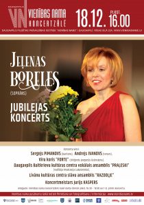 Jeļenas Boreles jubilejas koncerts.