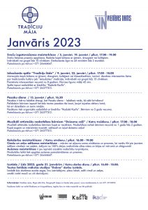 Aktivitāšu klāsts Tradīciju mājā