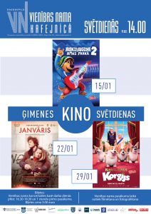 Ģimenes kino svētdienas Vienības namā