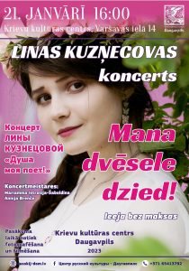 Linas Kuzņecovas koncerts “Mana dvēsele dzied!”