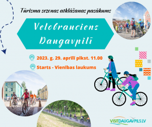 Daugavpils will open the active tourism season with a bike ride