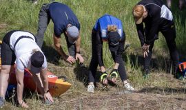 Tūrisma triatlons šoreiz notika Ilūkstes pusē