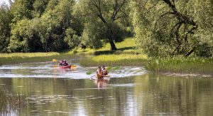 Tūrisma triatlons šoreiz notika Ilūkstes pusē