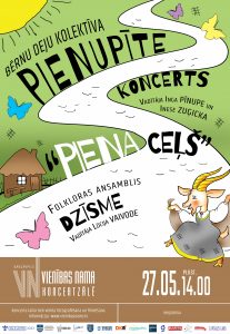 Bērnu deju kolektīva “Pienupīte” koncerts “Piena ceļš”
