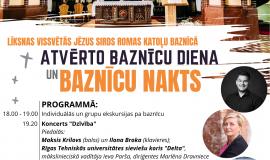 AUGŠDAUGAVAS NOVADA DIEVNAMI PIEDALĪSIES BAZNĪCU NAKTS UN ATVĒRTO BAZNĪCU DIENAS PASĀKUMĀ