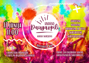 Holi krāsu skrējiens Daugavpilī