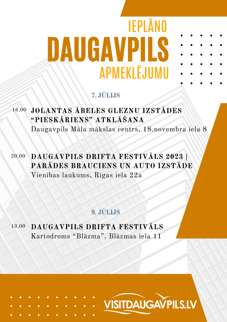 7. un 9. jūlijs _pasākumi Daugavpilī