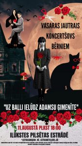 Adamsu ģimenīte aicina uz balli Ilūkstē