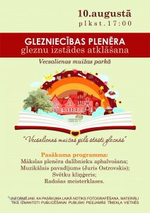 Glezniecības plenēra gleznu izstādes atklāšana Vecsalienas muižas parkā