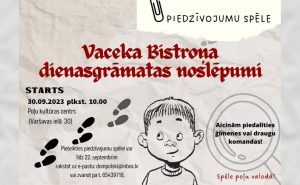 Piedzīvojumu spēle “Vaceka Bistroņa dienasgrāmatas noslēpumi”