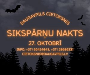 Daugavpils cietoksnī notiks “Sikspārņu nakts”