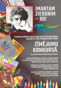 Zīmējumu konkurss “Imantam Ziedonim – 90!”