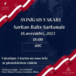 Svinīgais vakars “Sarkan-Balts-Sarkanais”