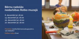 Radošā nodarbība bērniem Rotko muzejā