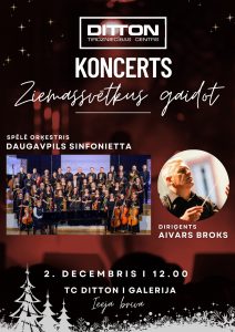 Orķestra Daugavpils Sinfonietta koncerts “Ziemassvētkus gaidot”