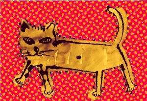 Poļu mākslinieces Luīzas Kvjatkovskas kaķu plakātu izstāde “Kopā”