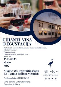 Chianti vīna degustācija