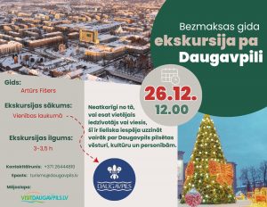 Iepazīsti Daugavpili aizraujošā ekskursijā bez maksas!