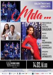VIENĪBAS NAMĀ SKANĒS KONCERTPROGRAMMA „MĪLA…”