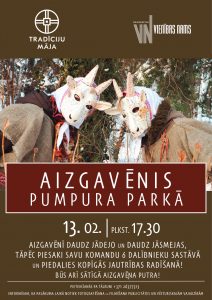 Pasākums „Aizgavēnis Pumpura parkā”