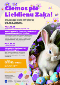 Ciemos pie Lieldienu zaķa!