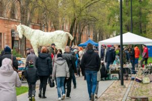 FLEA MARKET IN DAUGAVPILS FORTRESS